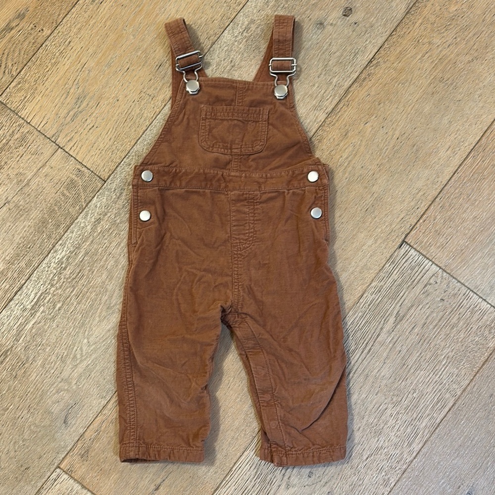 Hanna Andersson Brown Corduroy Overalls